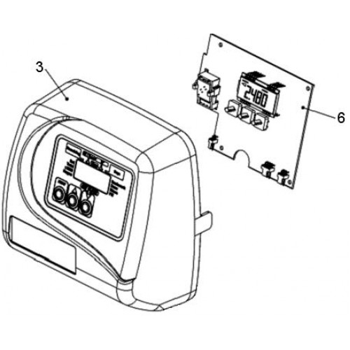 Плата Clack 3 кнопки V3108TC